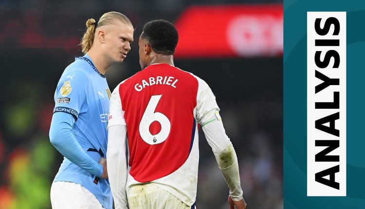 Erling Haaland throwing the ball at the back of Gabriel's head after Manchester City's late equaliser against Arsenal was a "coward's move", says former Gunners striker Ian Wright.