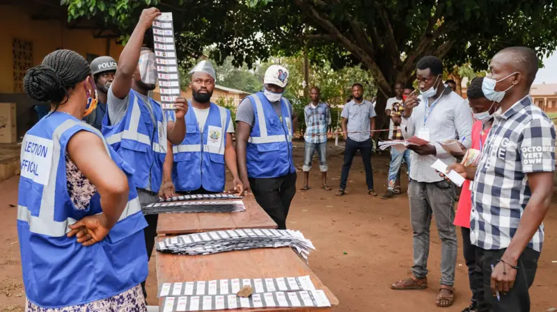 Ghana ballot counting