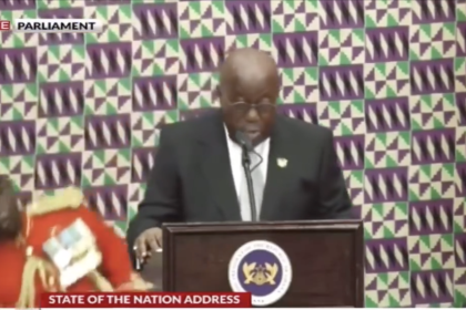 Akufo-Addo's aide de camp collapses - SONA 2025