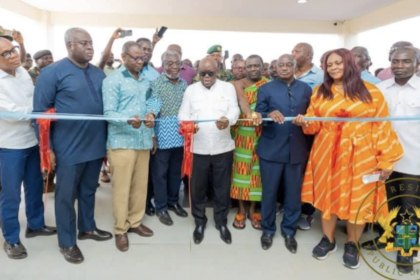 Akuffo-Addo at Sewua Hospital commissioning