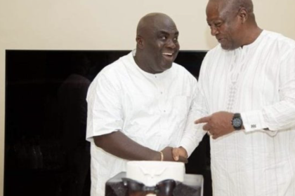 Julius Debrah and John Mahama Ghana